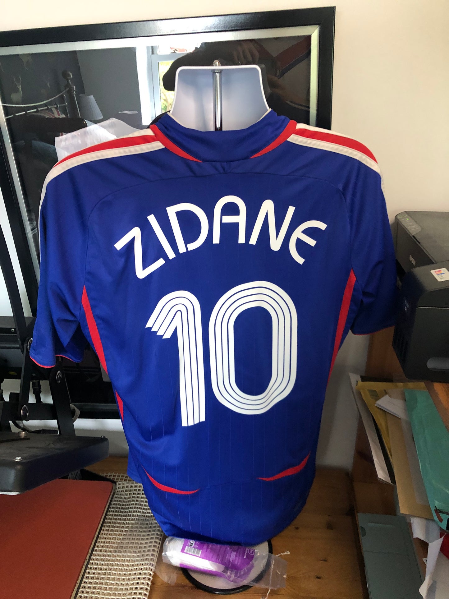 France 2006 World Cup Home Shirt, Zidane 10