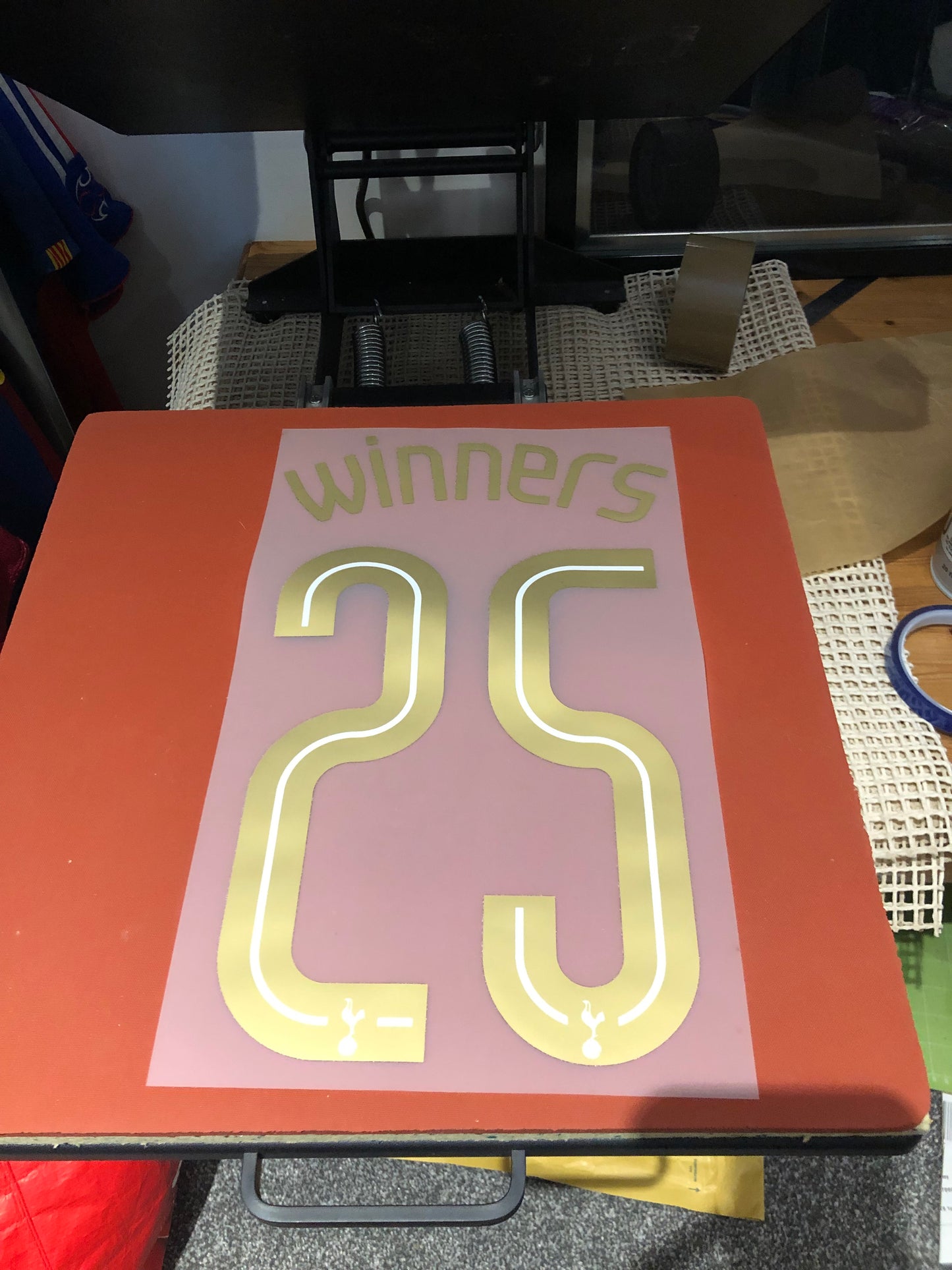Tottenham Hotspur 2024/25 Winners 25 Gold Nameset