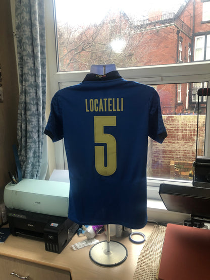 Italy Euro 2020 Home Shirt, Locatelli 5