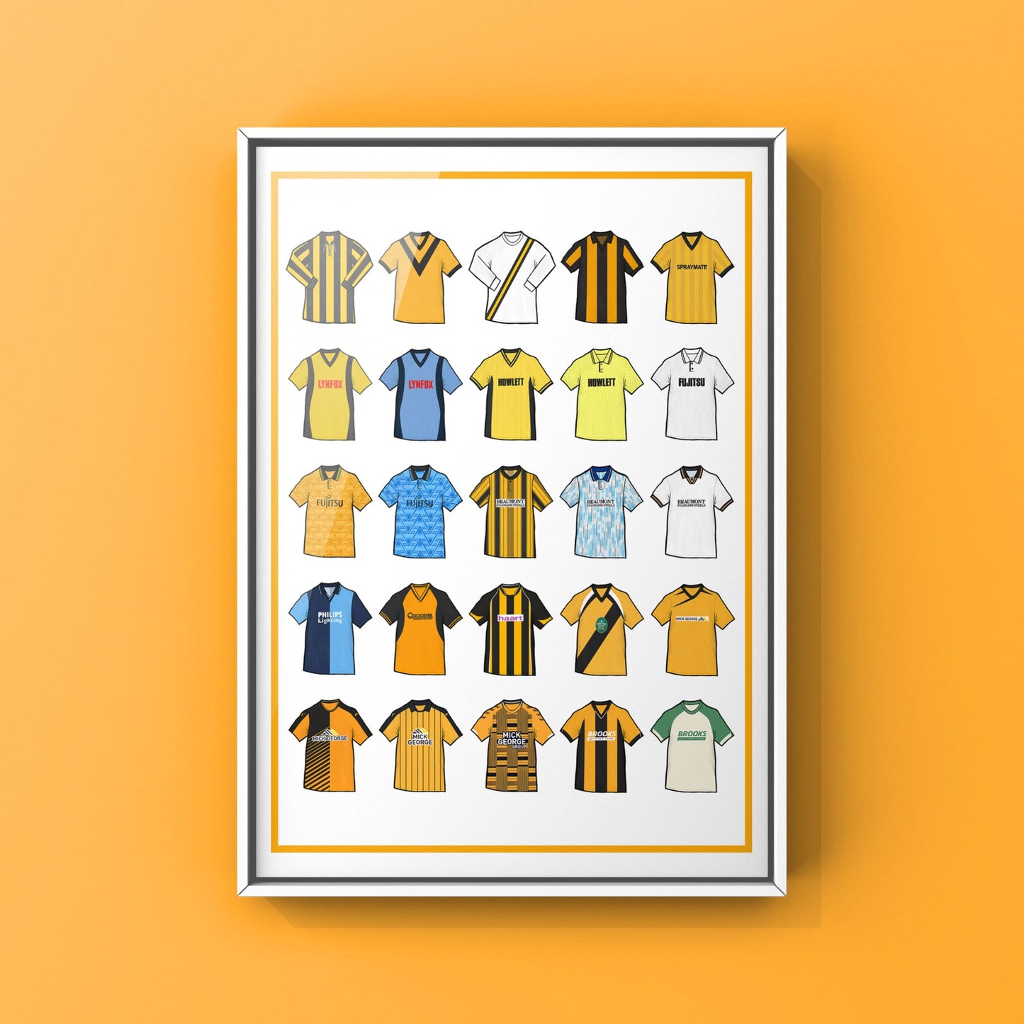 Cambridge Retro Shirts Football Print