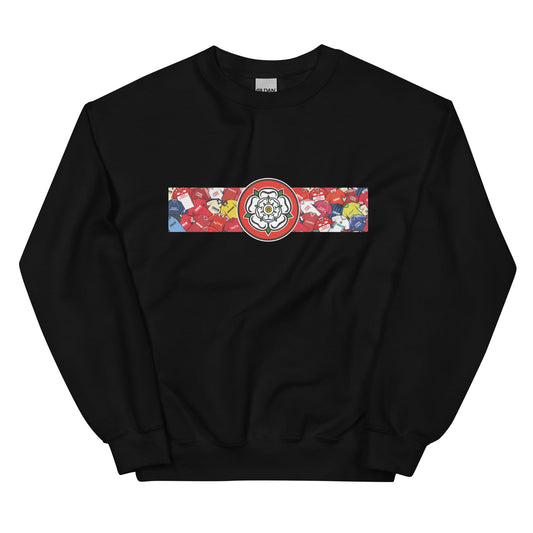 Barnsley Yorkshire Rose Retro Football Unisex Sweatshirt
