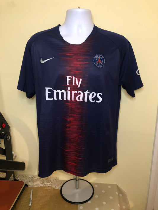 Classic Nike PSG 2018/19 Home Shirt Neymar 10 8/10