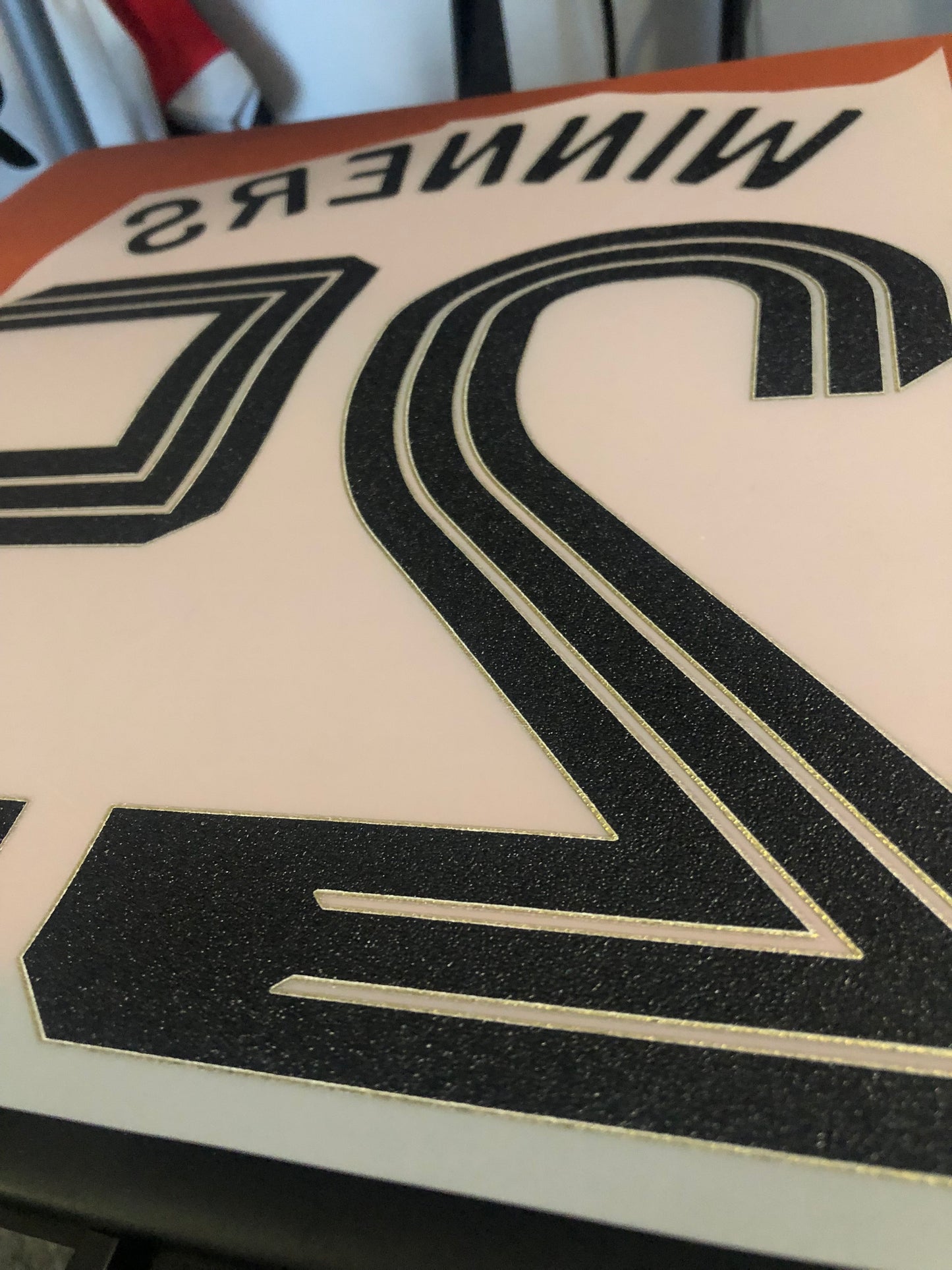 Newcastle United Carabao Cup Final ‘winners 25’ nameset heat transfer