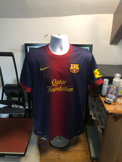 Barcelona 2012/13 Home Shirt Iniesta 8