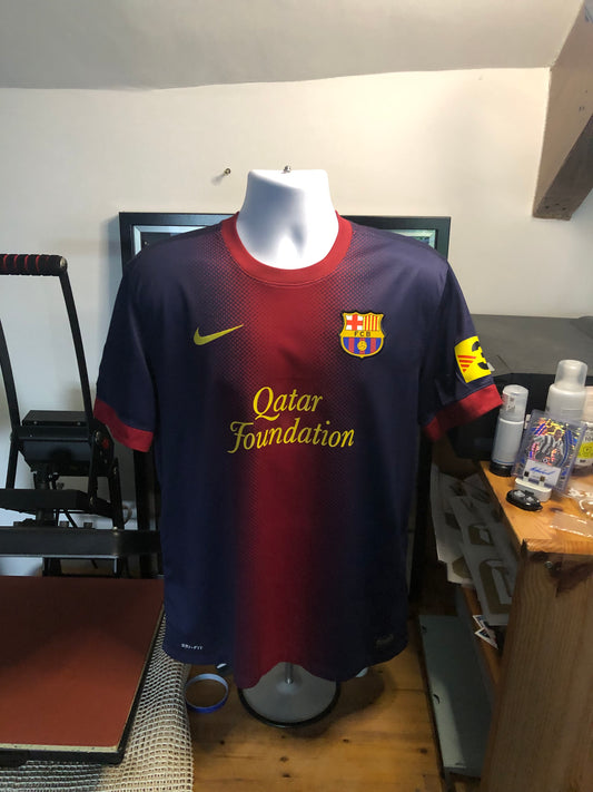 Barcelona 2012/13 Home Shirt Iniesta 8