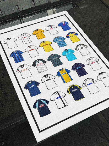 Derby Retro Shirts Football Print