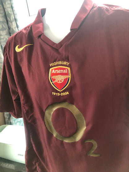 Arsenal 2005/06 Home Shirt Henry 14