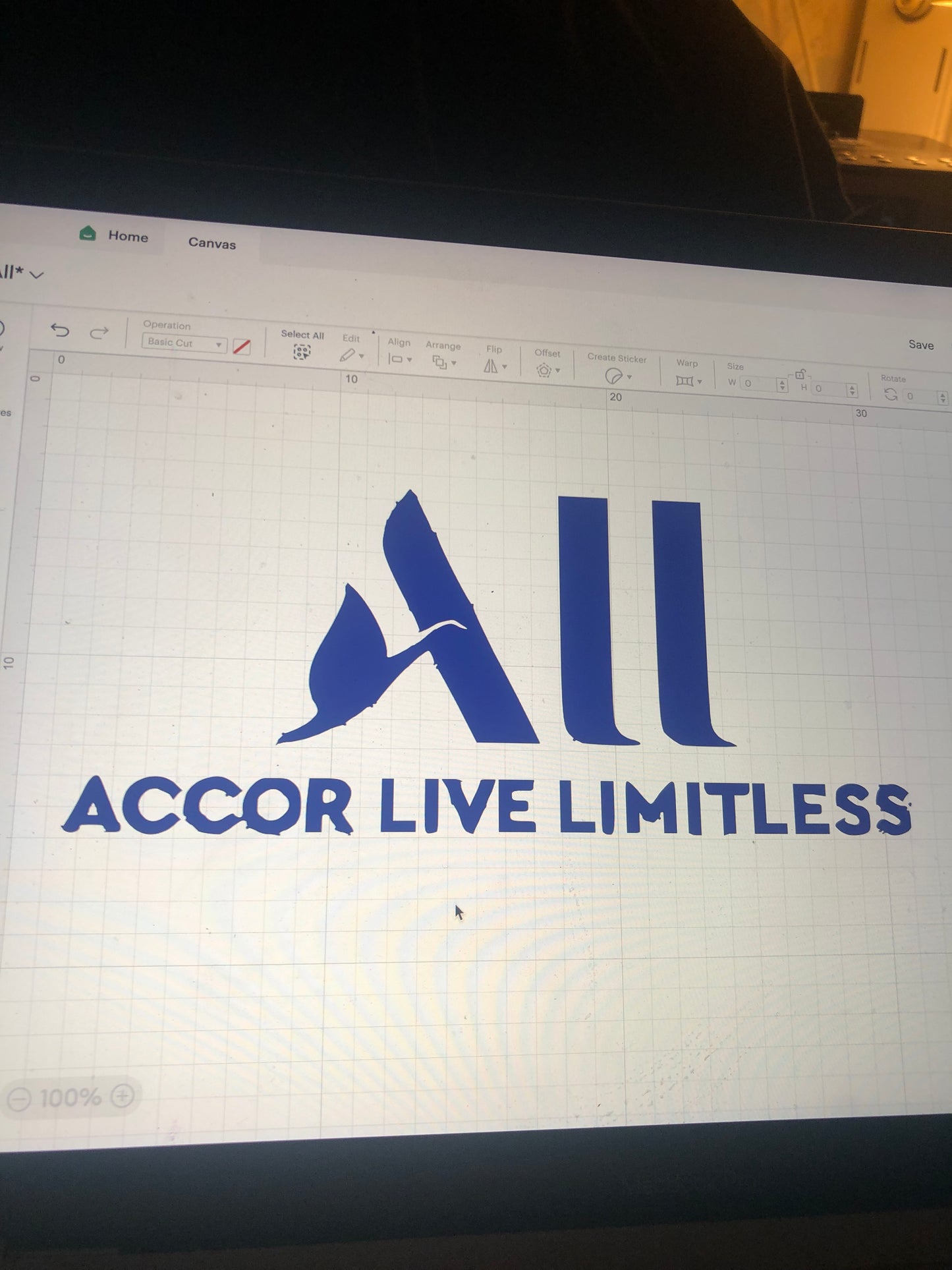 Accor Live Limitless Football Shirt Heat Transfer Vinyl