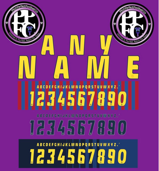 Barcelona 2005/06 Nameset choose any name number colour