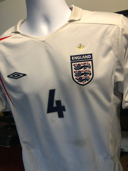 England 2006 Home Shirt, Gerrard 4