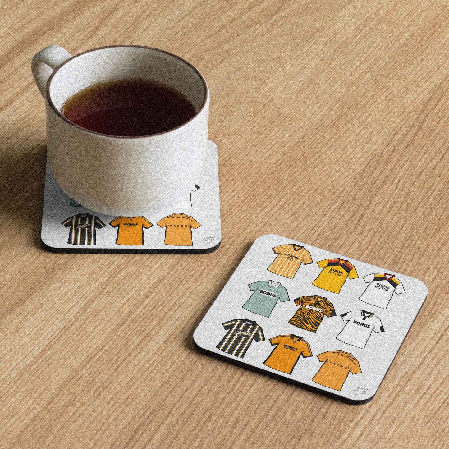 Hull Retro Shirts Memorabilia Football Coaster