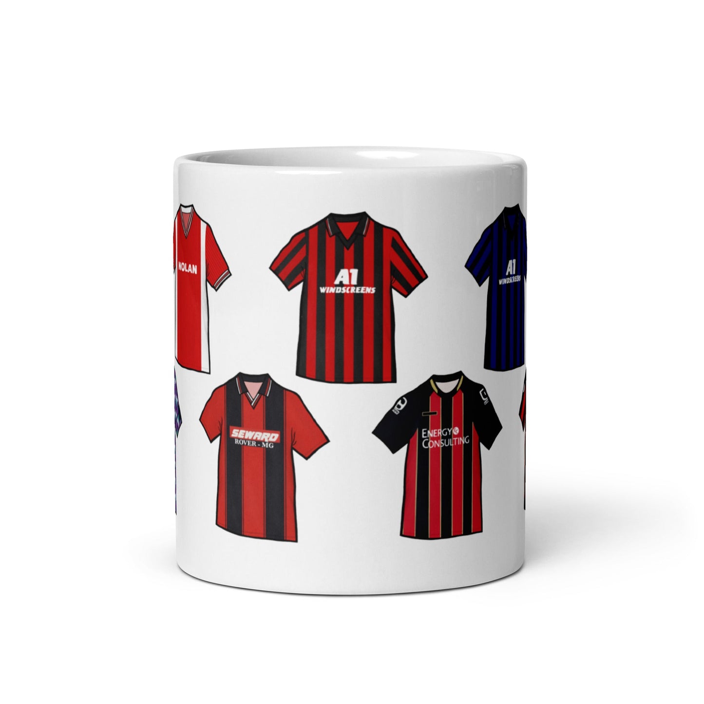 Bournemouth Retro Shirts Ceramic Football Mug