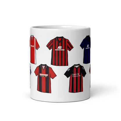 Bournemouth Retro Shirts Ceramic Football Mug