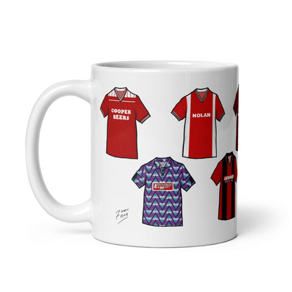 Bournemouth Retro Shirts Ceramic Football Mug