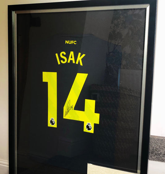 Alexander Isak Signed Newcastle United 2023/24 Third Shirt
