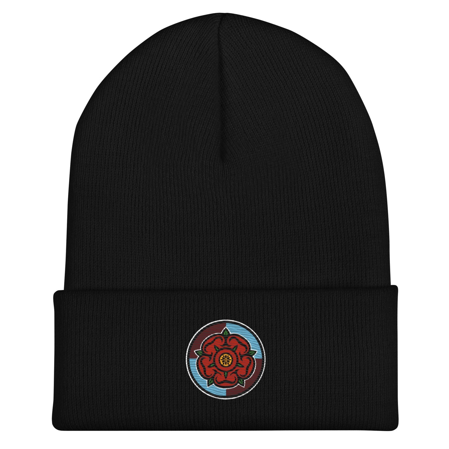 Burnley Lancashire Rose Inspired Cuffed Beanie