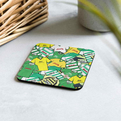 Yeovil Collage Of Retro Shirts Football Coaster