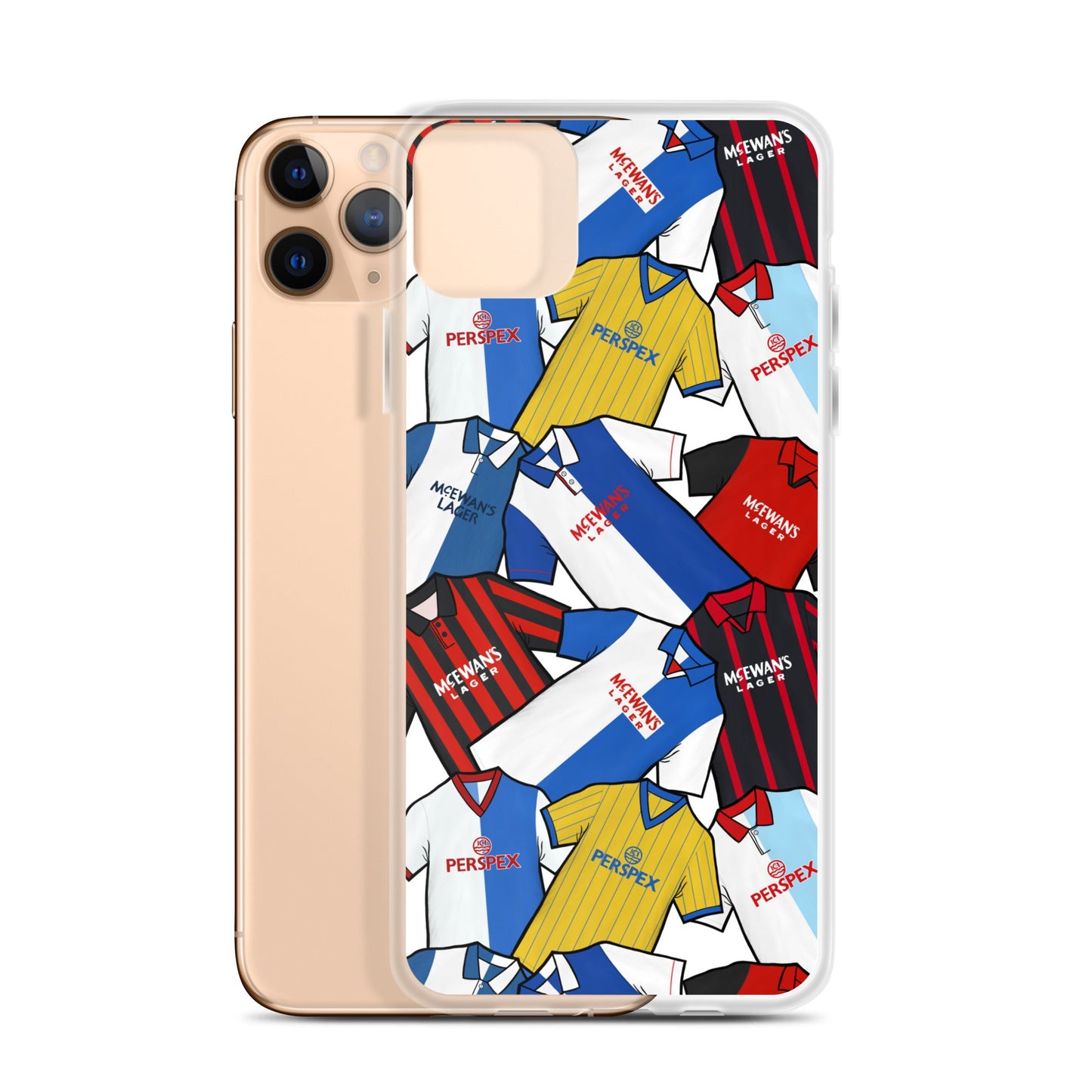 Blackburn Retro Shirts Inspired Football Clear Case for iPhone®