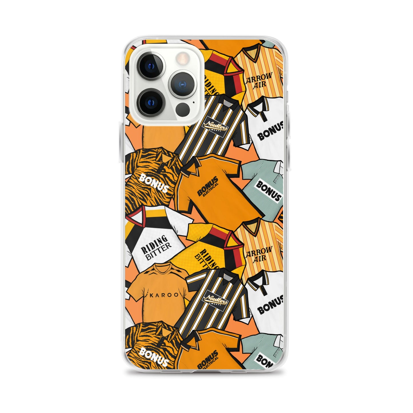 Hull Retro Shirts Themed Football Inspired Clear Case for iPhone®