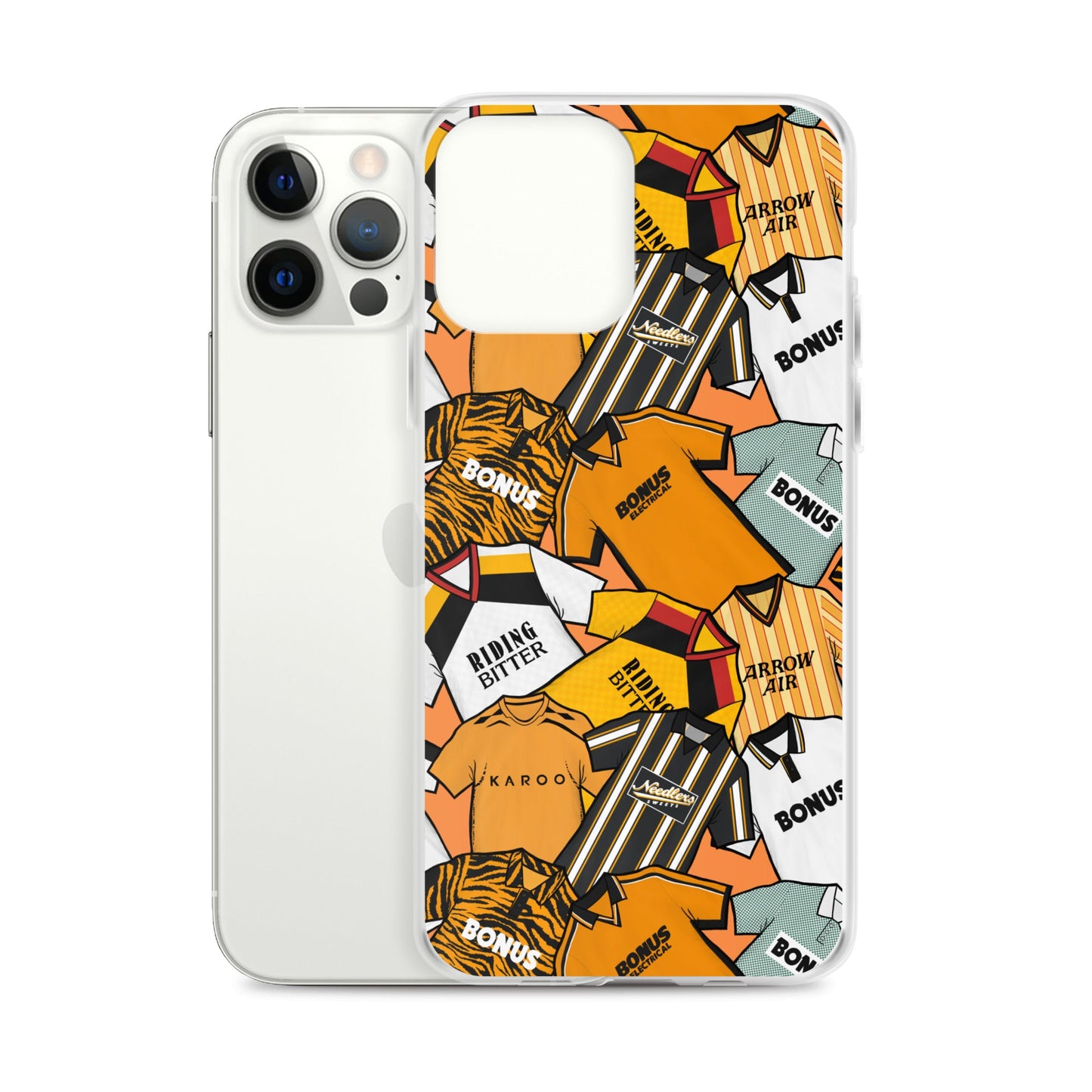 Hull Retro Shirts Themed Football Inspired Clear Case for iPhone®