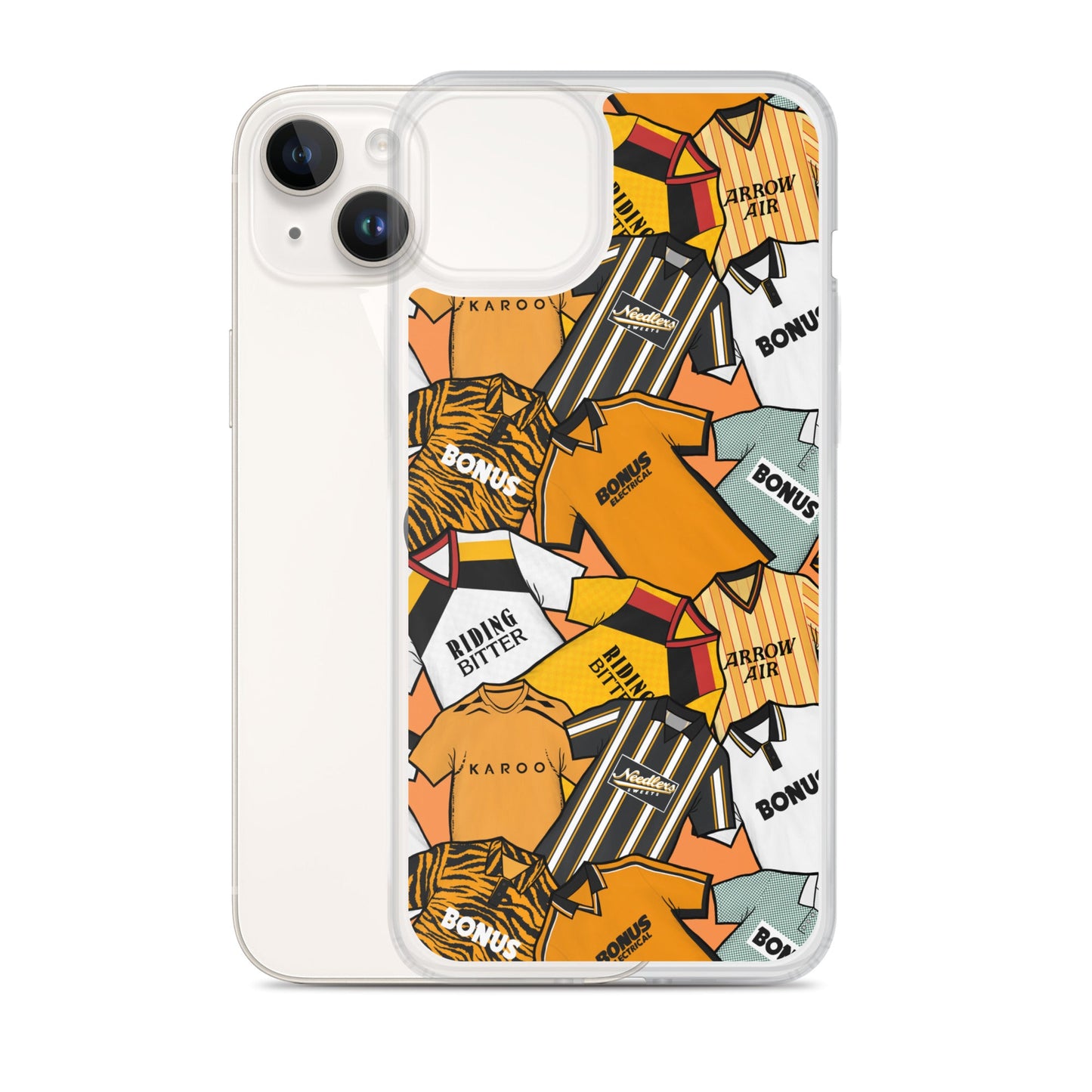 Hull Retro Shirts Themed Football Inspired Clear Case for iPhone®