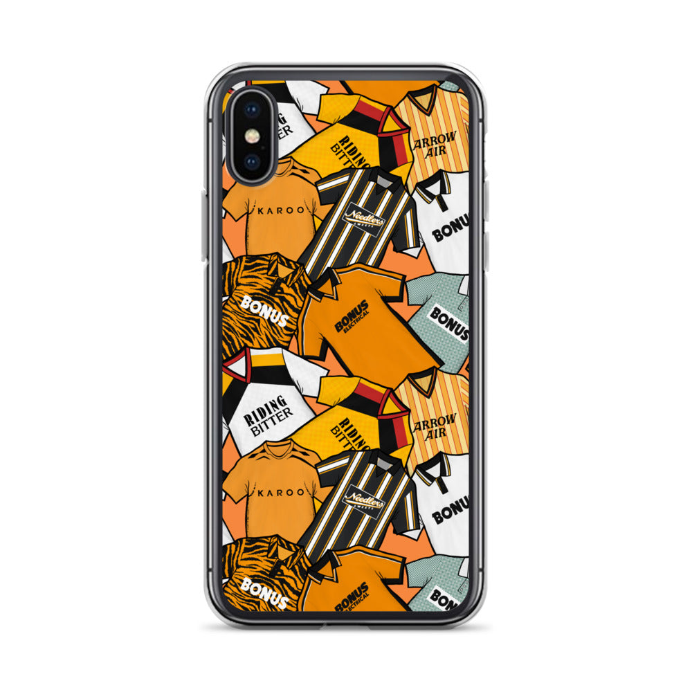 Hull Retro Shirts Themed Football Inspired Clear Case for iPhone®