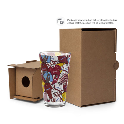 Northampton Retro Inspired Jerseys Shaker Pint Glass