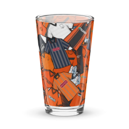 Dundee Utd Retro Inspired Jerseys Shaker Pint Glass