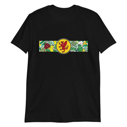 Somerset Flag & Yeovil Football Retro Jerseys Unisex T-Shirt
